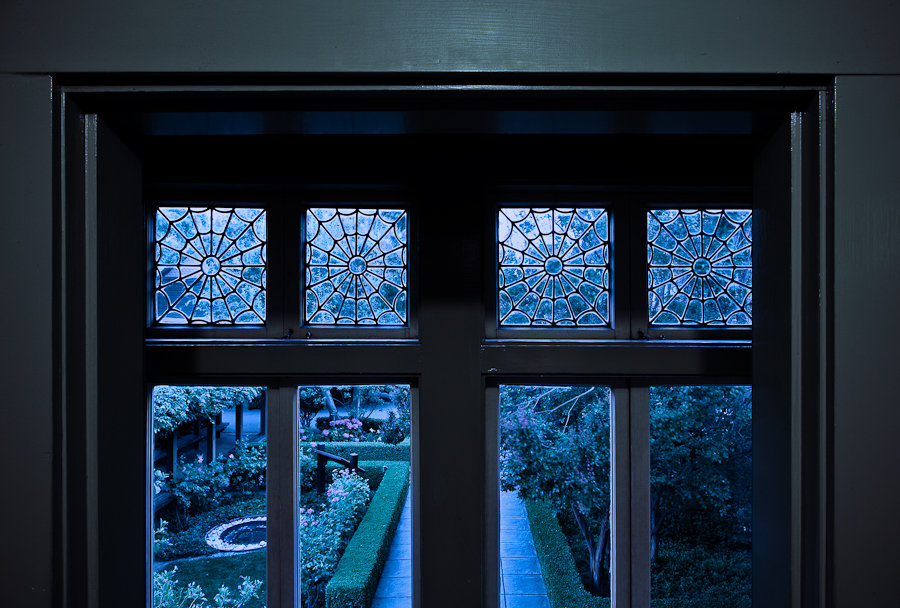 Window Looking Into Garden
