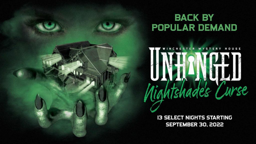 Halloween Event Unhinged Nightshades Curse at Winchester Mystery House