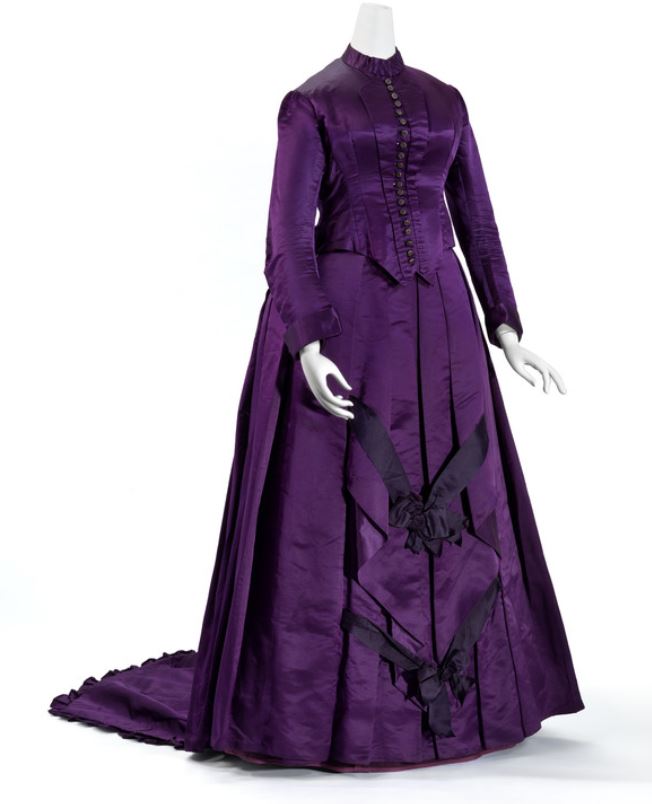 Victorian Era Half Mourning Dress