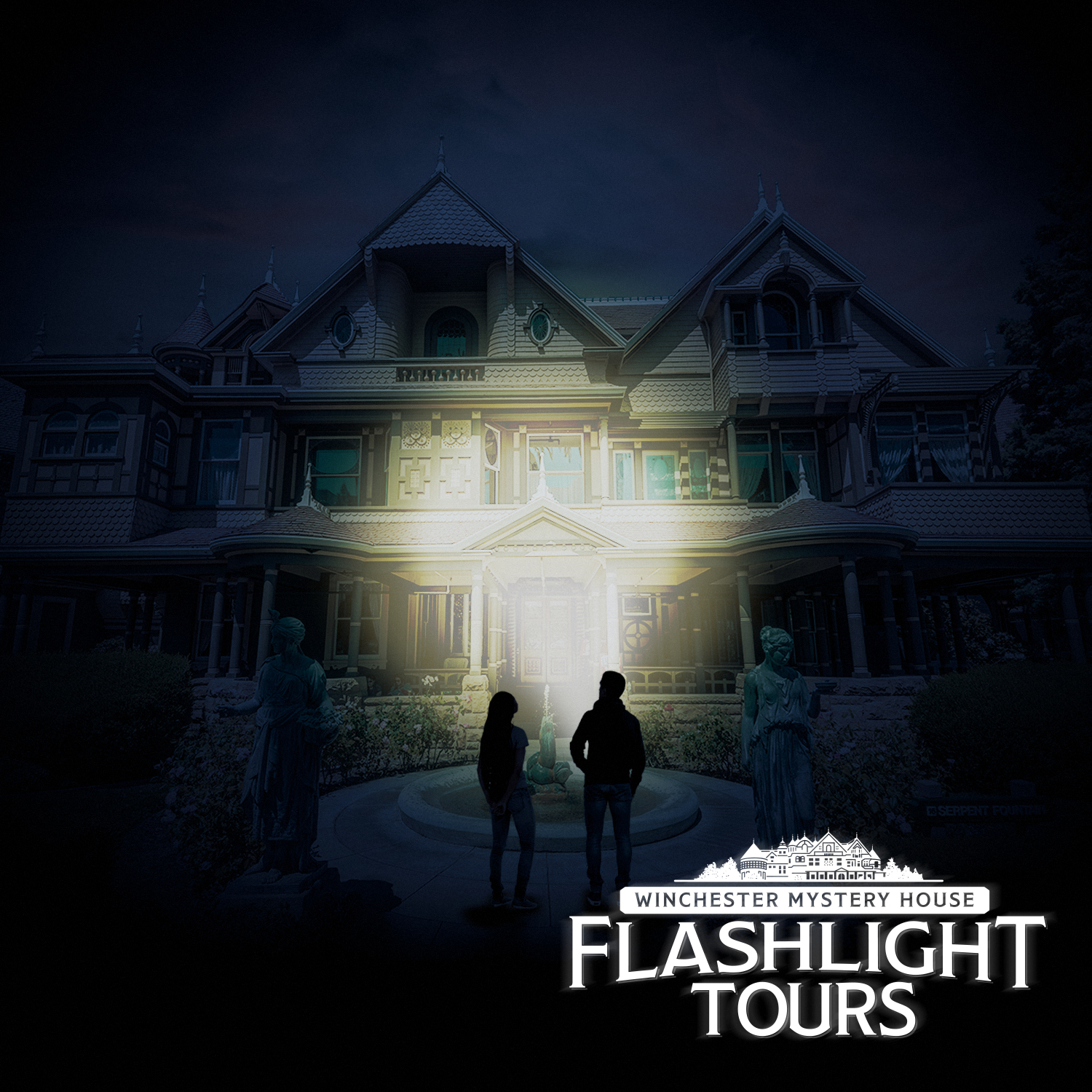 Flashlight Tour Winchester Mystery House