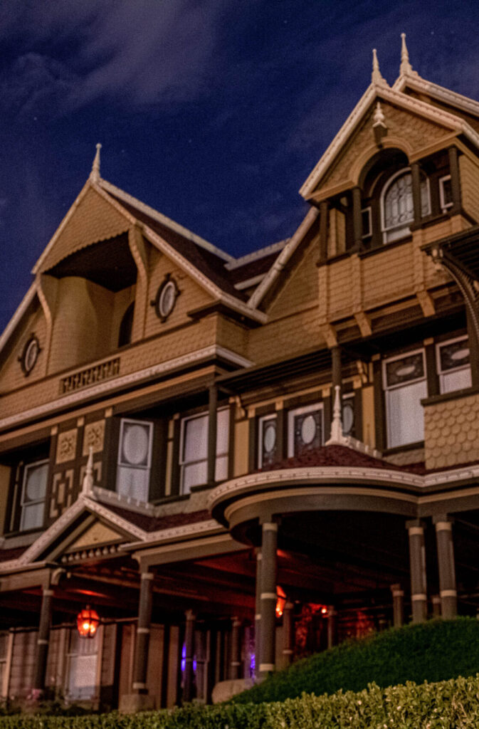 winchester mystery house night