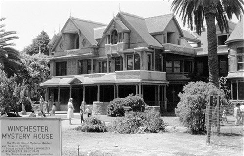 winchester mystery house vintage photo