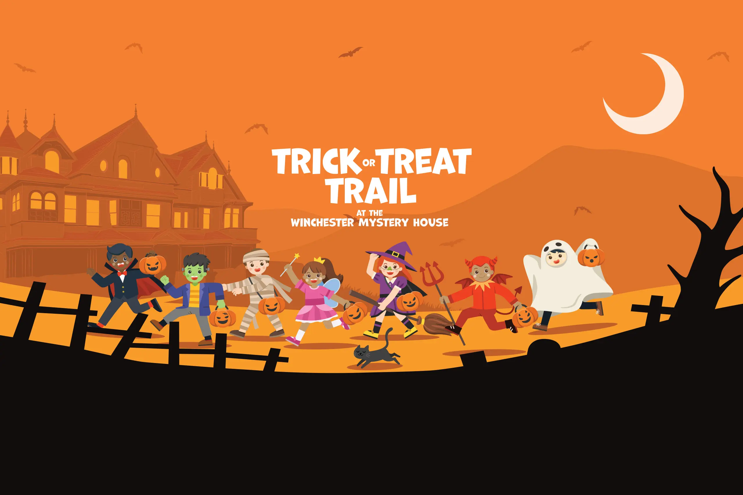 trick or treat at winchester mystery house