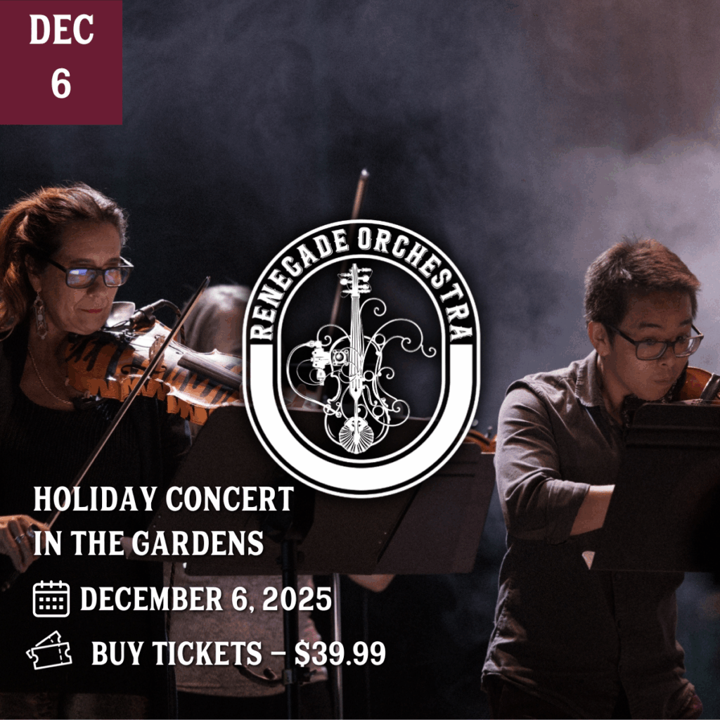 holiday concert in the front gardens