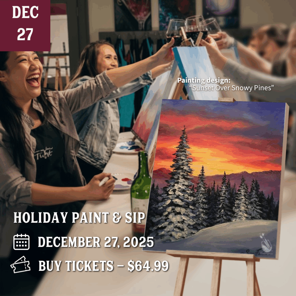 holiday paint and sip